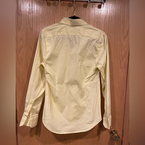Express Fitted Yellow Button Up - Size S - Picture 2 of 8